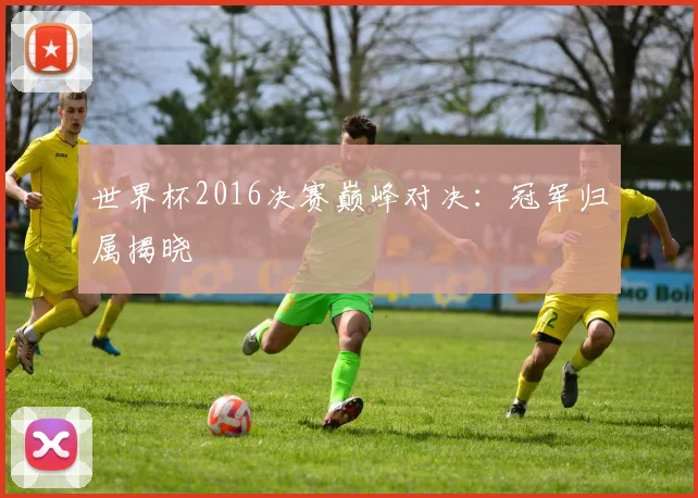 世界杯2016决赛巅峰对决:冠军归属揭晓